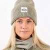 Easter Rib Wool Faded Oak Beanie(Eivy Easter Rib Wool Faded Oak Beanie Women Wt25)