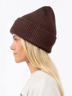 Easter Rib Wool Chocolate Beanie(Eivy Easter Rib Wool Chocolate Beanie Women Wt25) -ThinkEmpire Shop Easter Rib Wool Beanie Chocolate2