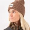 Easter Rib Wool Faded Coffee Beanie(Eivy Easter Rib Wool Faded Coffee Beanie Women Wt25)