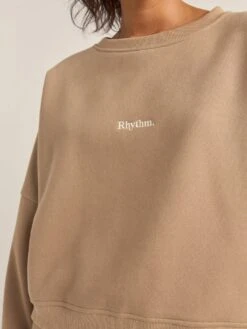 Logo Crewneck Sweatshirt(Rhythm Logo Crewneck Sweatshirt Women Su25) 8 Logo Crewneck Sweatshirt(Rhythm Logo Crewneck Sweatshirt Women Su25) -ThinkEmpire Shop F1024W FL02 TAU LOGO CREW NECK F1