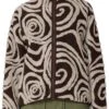 Swirls Jacquard Jacket(Obey Swirls Jacquard Jacket Fa25)