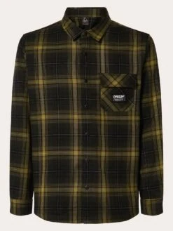 Butter Flannel Long Sleeve Buttondown Shirt(Oakley Butter Flannel Long Sleeve Buttondown Shirt Wt25) -ThinkEmpire Shop FOA406104 7AX