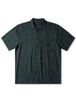 Manners Check Short Sleeve Buttondown Shirt(Former Manners Check Short Sleeve Buttondown Shirt Sp25) -ThinkEmpire Shop FORMER Q1.25 Fsh 25102 MannersCh