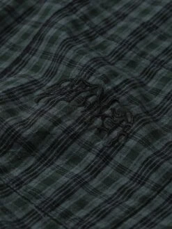 Manners Check Short Sleeve Buttondown Shirt(Former Manners Check Short Sleeve Buttondown Shirt Sp25) -ThinkEmpire Shop FORMER Q1.25 Fsh 25102 MannersCh 3