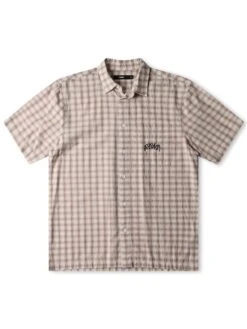Manners Check Short Sleeve Buttondown Shirt(Former Manners Check Short Sleeve Buttondown Shirt Sp25) -ThinkEmpire Shop FORMER Q1.25 Fsh 25102 MannersCh 5
