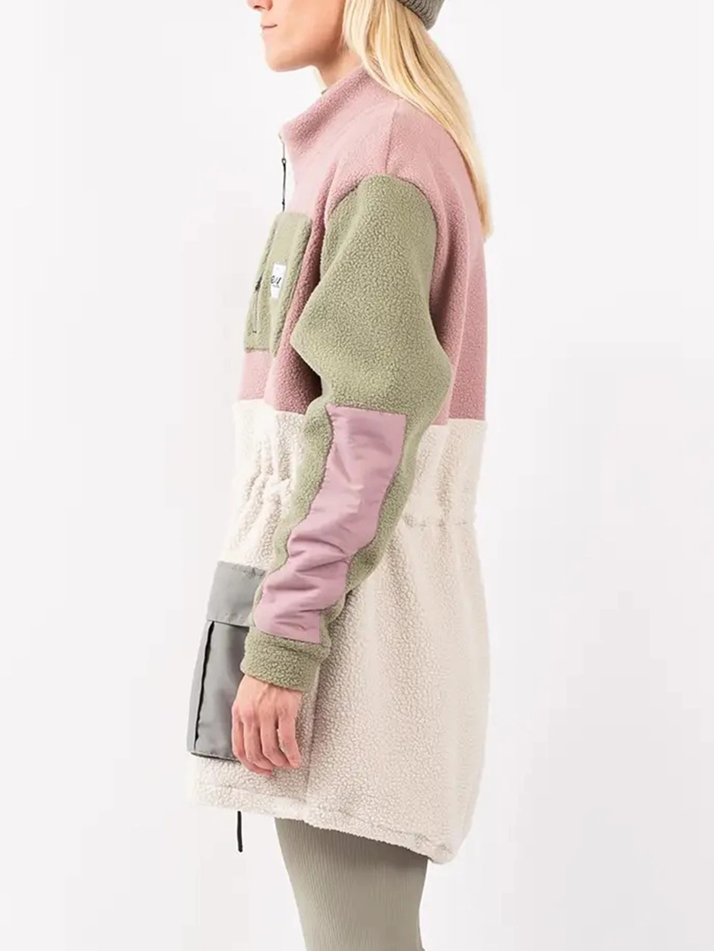 Field Sherpa Faded Blocks Jacket(Eivy Field Sherpa Jacket Faded Blocks Women Wt24 5) 2 Field Sherpa Faded Blocks Jacket(Eivy Field Sherpa Jacket Faded Blocks Women Wt24 5) - Image 2