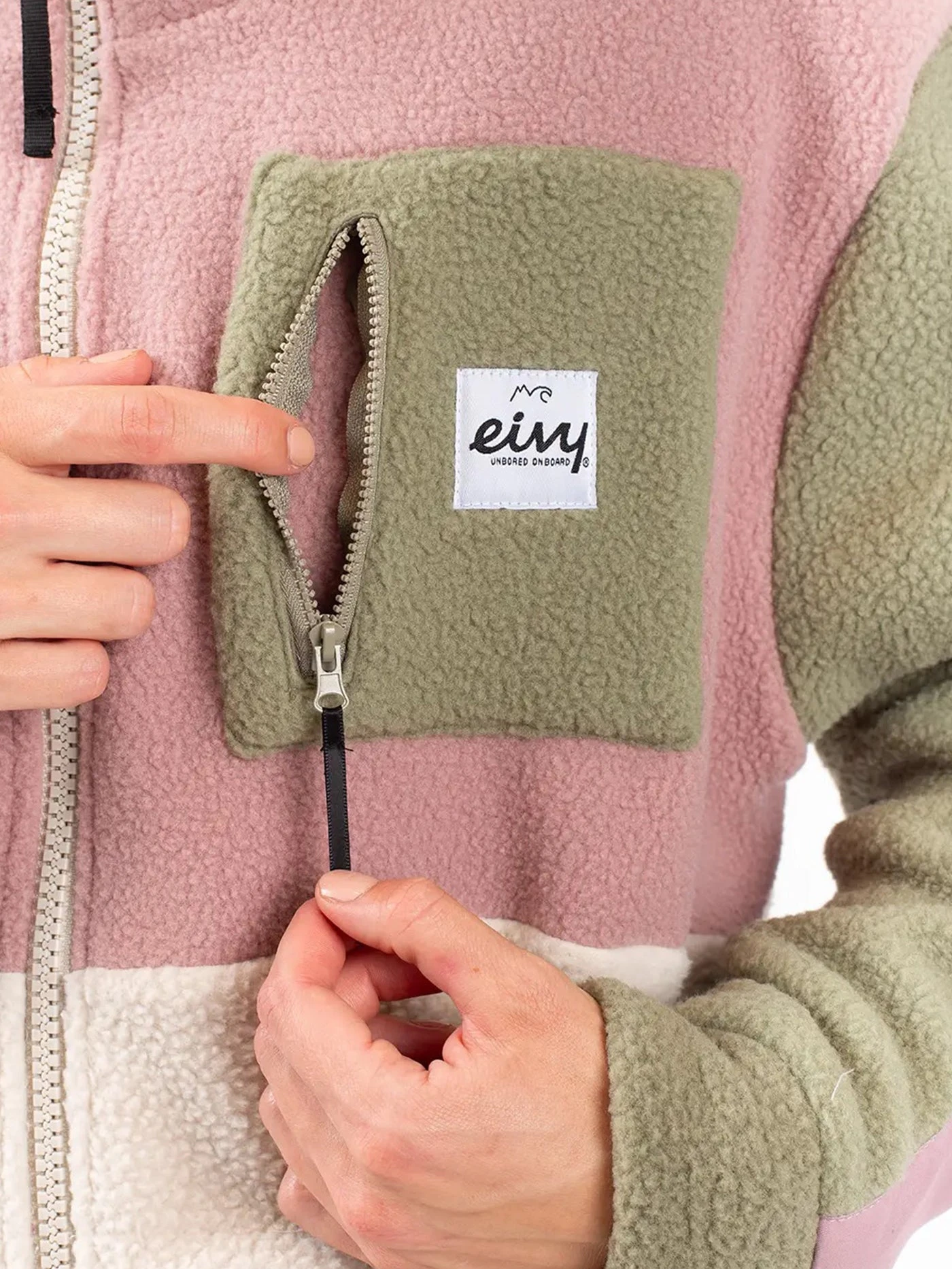 Field Sherpa Faded Blocks Jacket(Eivy Field Sherpa Jacket Faded Blocks Women Wt24 5) 4 Field Sherpa Faded Blocks Jacket(Eivy Field Sherpa Jacket Faded Blocks Women Wt24 5) - Image 4