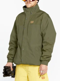 GORE-TEX Longo Jacket(Volcom Gore Tex Longo Jacket Wt25) -ThinkEmpire Shop G0652505 IVY OM 26