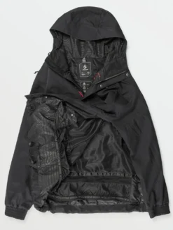 Longo 20K Pullover Jacket(Volcom Longo Pullover Snowboard Jacket Wt25) -ThinkEmpire Shop G0652511 BLK FL 1