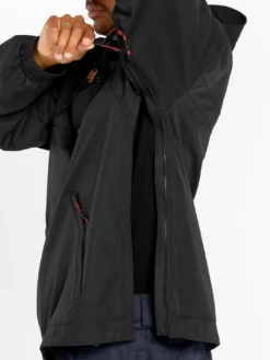 Longo 20K Pullover Jacket(Volcom Longo Pullover Snowboard Jacket Wt25) -ThinkEmpire Shop G0652511 BLK OM 46