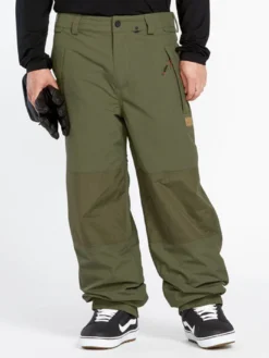 GORE-TEX Longo Pants(Volcom Gore Tex Longo Snowboard Pants Wt25) -ThinkEmpire Shop G1352506 IVY OM 15