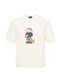 Fishing Bear T-Shirt(Girl Crush Fishing Bear T Shirt Fa25)