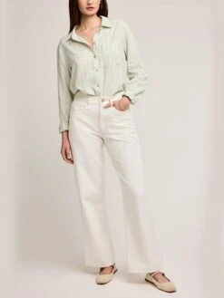 Dominique Long Sleeve Buttondown Shirt(Gentle Fawn Dominique Long Sleeve Buttondown Shirt Women Sp25) -ThinkEmpire Shop GF2501 2858 CACTUS STRIPE 1 1 72