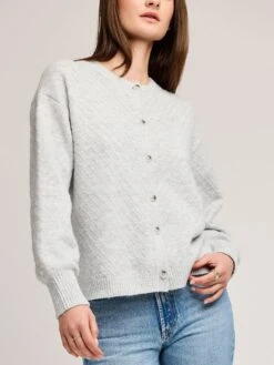 Leonie Cardigan(Gentle Fawn Leonie Cardigan Women Sp25) -ThinkEmpire Shop GF2501 3089 HEATHER GREY 2 735a2