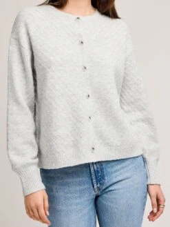 Leonie Cardigan(Gentle Fawn Leonie Cardigan Women Sp25) -ThinkEmpire Shop GF2501 3089 HEATHER GREY 3 3187a