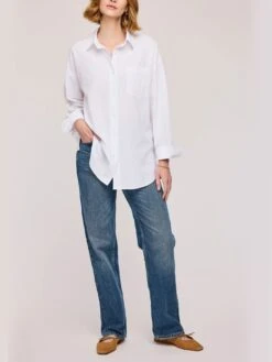 Callahan Long Sleeve Buttondown Shirt(Gentle Fawn Callahan Long Sleeve Buttondown Shirt Women Sp25) -ThinkEmpire Shop GF2502 2862 WHITE 1 7fec8286 18d