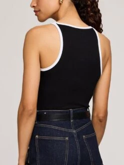 Ronan Tank Top(Gentle Fawn Ronan Tank Top Fa25) -ThinkEmpire Shop GF2507 1108 BLACK RINGER 6 8d6a6