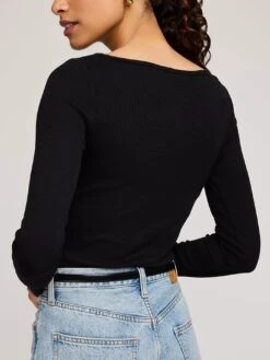 Ingrid Long Sleeve T-Shirt(Gentle Fawn Ingrid Long Sleeve T Shirt Women Fa25) -ThinkEmpire Shop GF2507 1142 BLACK 4 72051557 ec83 4ed3 ba78 201758df9e3e