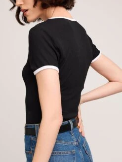 Shania T-Shirt(Gentle Fawn Shania T Shirt Women Fa25) -ThinkEmpire Shop GF2507 1155 BLACK RINGER 3 e330929f 605a 4017 ac42 78dc5f320e7d