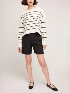 Echo Sweater(Gentle Fawn Echo Sweater Women Fa25) -ThinkEmpire Shop GF2507 3093 BLACK STRIPE 1 c58c5