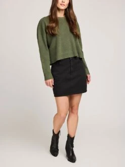 Echo Sweater(Gentle Fawn Echo Sweater Women Fa25) -ThinkEmpire Shop GF2507 3093 HEATHER IVY 1 871f8b