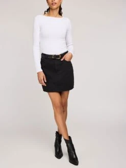 Thea Skirt(Gentle Fawn Thea Skirt Women Fa25) -ThinkEmpire Shop GF2507 6158 WASHED BLACK 1 315f8a85 e005 4fec 881a f1454c067efc