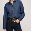 Whitney Long Sleeves Buttondown Shirt(Gentle Fawn Whitney Long Sleeves Buttondown Shirt Fa25)