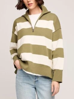 Idris Sweater(Gentle Fawn Idris Sweater Fa25) -ThinkEmpire Shop GF2508 3126 IVY STRIPE 1 41b8e4a