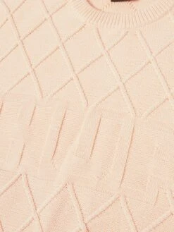 Grid Sweater(Huf Grid Sweater Sp25) -ThinkEmpire Shop GRID CREWNECK SWEATER NATURAL KN 2