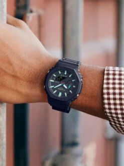 G-SHOCK Black & Rust Series Black Watch(G Shock Black Rust Series Watch Black) -ThinkEmpire Shop GSHOCK GA2100RC 1A RUST BLACK AN 1