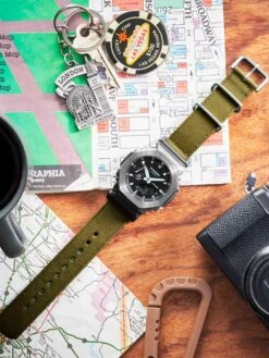 G-SHOCK Utility Metal Green Watch(G Shock Montre Utility Metal Green Silvergsh Mon Gm2100cb 3a) -ThinkEmpire Shop GSHOCK GM2100CB 3A ANALOG DIGITA 8