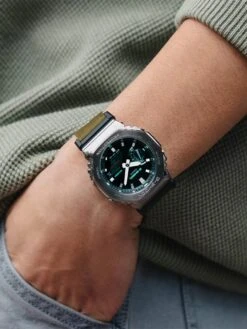 G-SHOCK Utility Metal Green Watch(G Shock Montre Utility Metal Green Silvergsh Mon Gm2100cb 3a) -ThinkEmpire Shop GSHOCK GM2100CB 3A ANALOG DIGITA 9