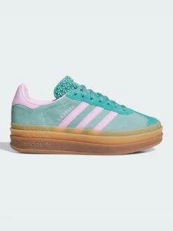 Gazelle Bold Powder Teal/Bliss Lilac/Pure Teal Shoes(Adidas Gazelle Bold Powder Teal Bliss Lilac Pure Teal Shoes Fa25)