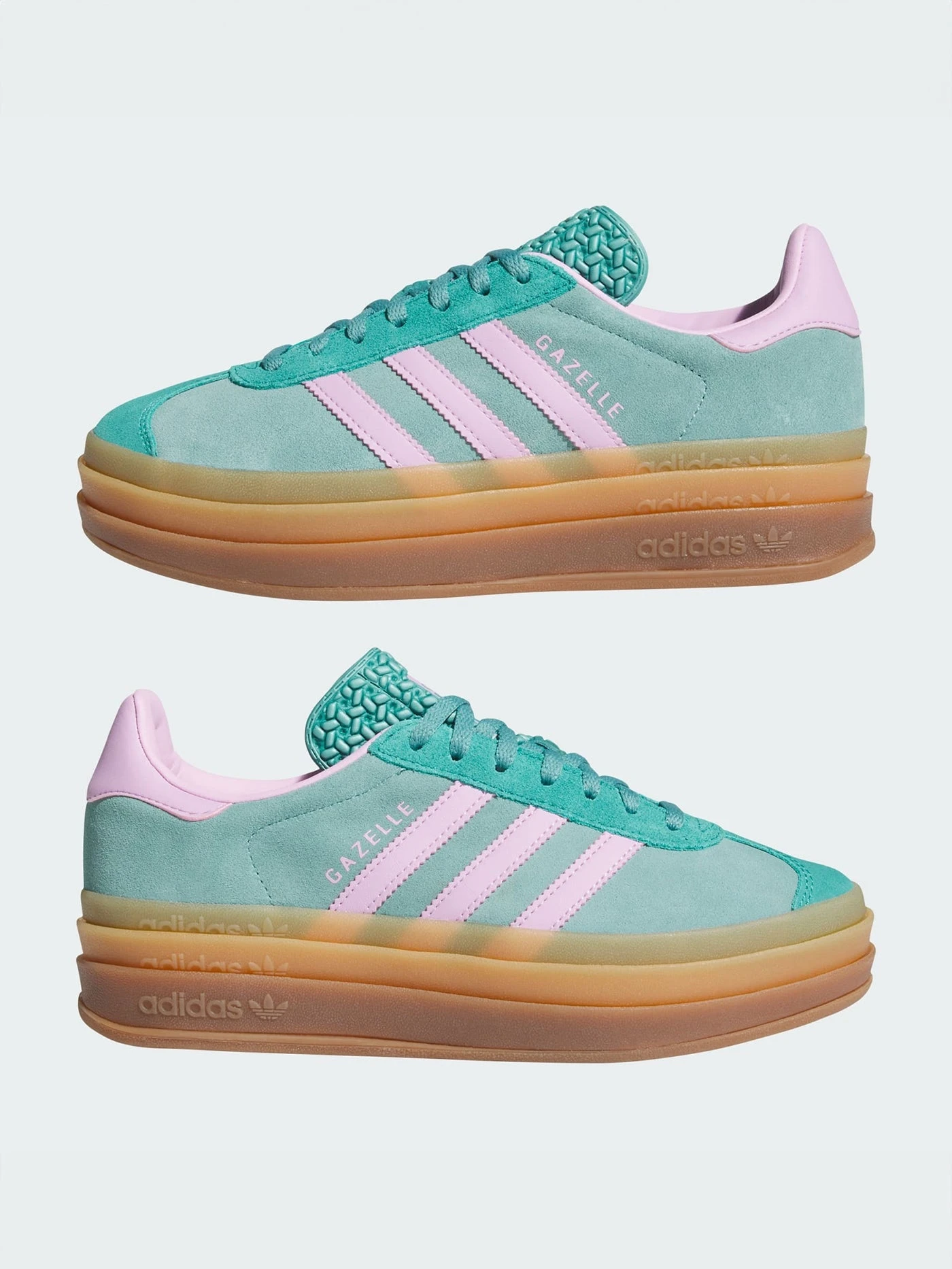 Gazelle Bold Powder Teal/Bliss Lilac/Pure Teal Shoes(Adidas Gazelle Bold Powder Teal Bliss Lilac Pure Teal Shoes Fa25) 5 Gazelle Bold Powder Teal/Bliss Lilac/Pure Teal Shoes(Adidas Gazelle Bold Powder Teal Bliss Lilac Pure Teal Shoes Fa25) - Image 5