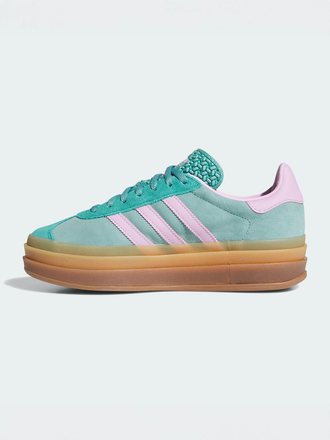 Gazelle Bold Powder Teal/Bliss Lilac/Pure Teal Shoes(Adidas Gazelle Bold Powder Teal Bliss Lilac Pure Teal Shoes Fa25) 2 Gazelle Bold Powder Teal/Bliss Lilac/Pure Teal Shoes(Adidas Gazelle Bold Powder Teal Bliss Lilac Pure Teal Shoes Fa25) - Image 2