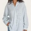 Gillian Striped Long Sleeve Buttondown Shirt(Vans Gillian Striped Long Sleeve Buttondown Shirt Women Sp25)