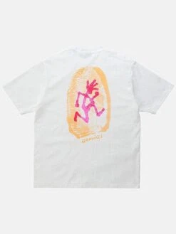 Thumbprint T-Shirt(Gramicci Thumbprint T Shirt Sp25) -ThinkEmpire Shop Gramicci G5SU T174 WHITE unisexcopie