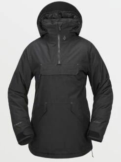 GORE-TEX Fern Insulated Pullover Jacket (Women)(Volcom Gore Tex Fern Insulated Pullover Snowboard Jacket Women Wt25) -ThinkEmpire Shop H0452503 BLK GH F