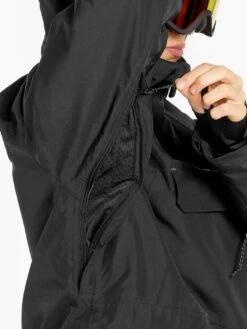 GORE-TEX Fern Insulated Pullover Jacket (Women)(Volcom Gore Tex Fern Insulated Pullover Snowboard Jacket Women Wt25) -ThinkEmpire Shop H0452503 BLK OM 16