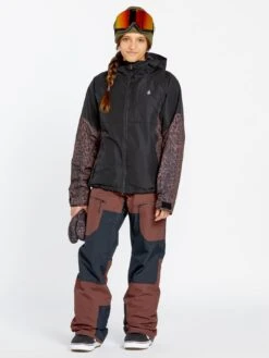 Agate Insulated Jacket (Women)(Volcom Agate Insulated Jacket Women Wt25) -ThinkEmpire Shop H0452510 BLK OM 6