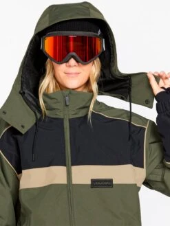 GORE-TEX DLM Jacket (Women)(Volcom Gore Tex Dlm Jacket Women Wt25) -ThinkEmpire Shop H0652501 IVY OM 46