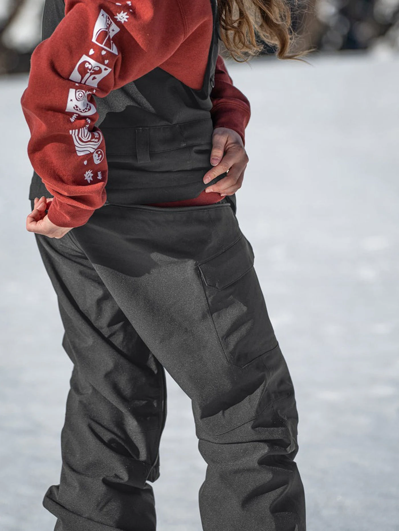 Creston 3D Stretch Overall (Women)(Volcom Creston 3d Stretch Overall Women Wt25) 4 Creston 3D Stretch Overall (Women)(Volcom Creston 3d Stretch Overall Women Wt25) - Image 4