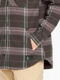 Insulated Riding Flannel Jacket (Women)(Volcom Insulated Riding Flannel Jacket Women Wt25) -ThinkEmpire Shop H1652502 DLV OM 11