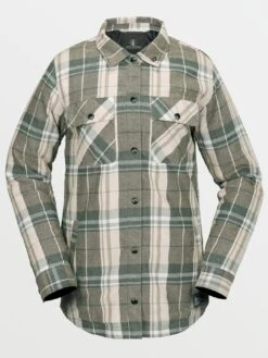 Insulated Riding Flannel Jacket (Women)(Volcom Insulated Riding Flannel Jacket Women Wt25)
