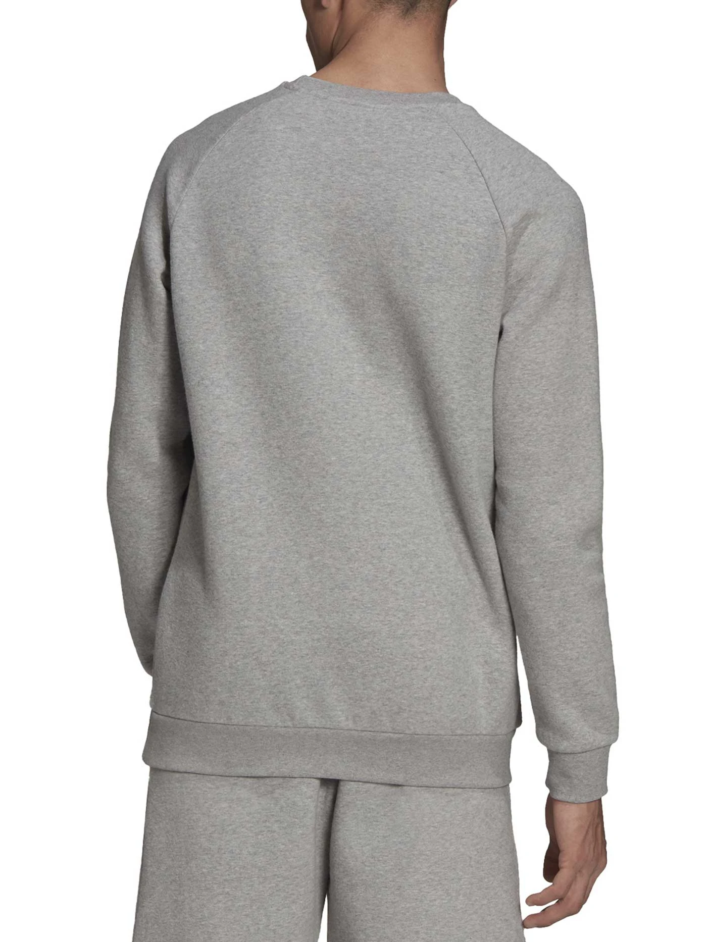 Adicolor Essentials Trefoil Crewneck Sweatshirt(Adidas Adicolor Essentials Trefoil Crewneck Sweatshirt Medium Grey Heather Co) 3 Adicolor Essentials Trefoil Crewneck Sweatshirt(Adidas Adicolor Essentials Trefoil Crewneck Sweatshirt Medium Grey Heather Co) - Image 3