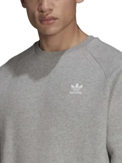 Adicolor Essentials Trefoil Crewneck Sweatshirt(Adidas Adicolor Essentials Trefoil Crewneck Sweatshirt Medium Grey Heather Co) 8 Adicolor Essentials Trefoil Crewneck Sweatshirt(Adidas Adicolor Essentials Trefoil Crewneck Sweatshirt Medium Grey Heather Co) -ThinkEmpire Shop H34642 APP on model detail 1 white 9db0ce5f 30b9 4417 819f e8bb66aec34e