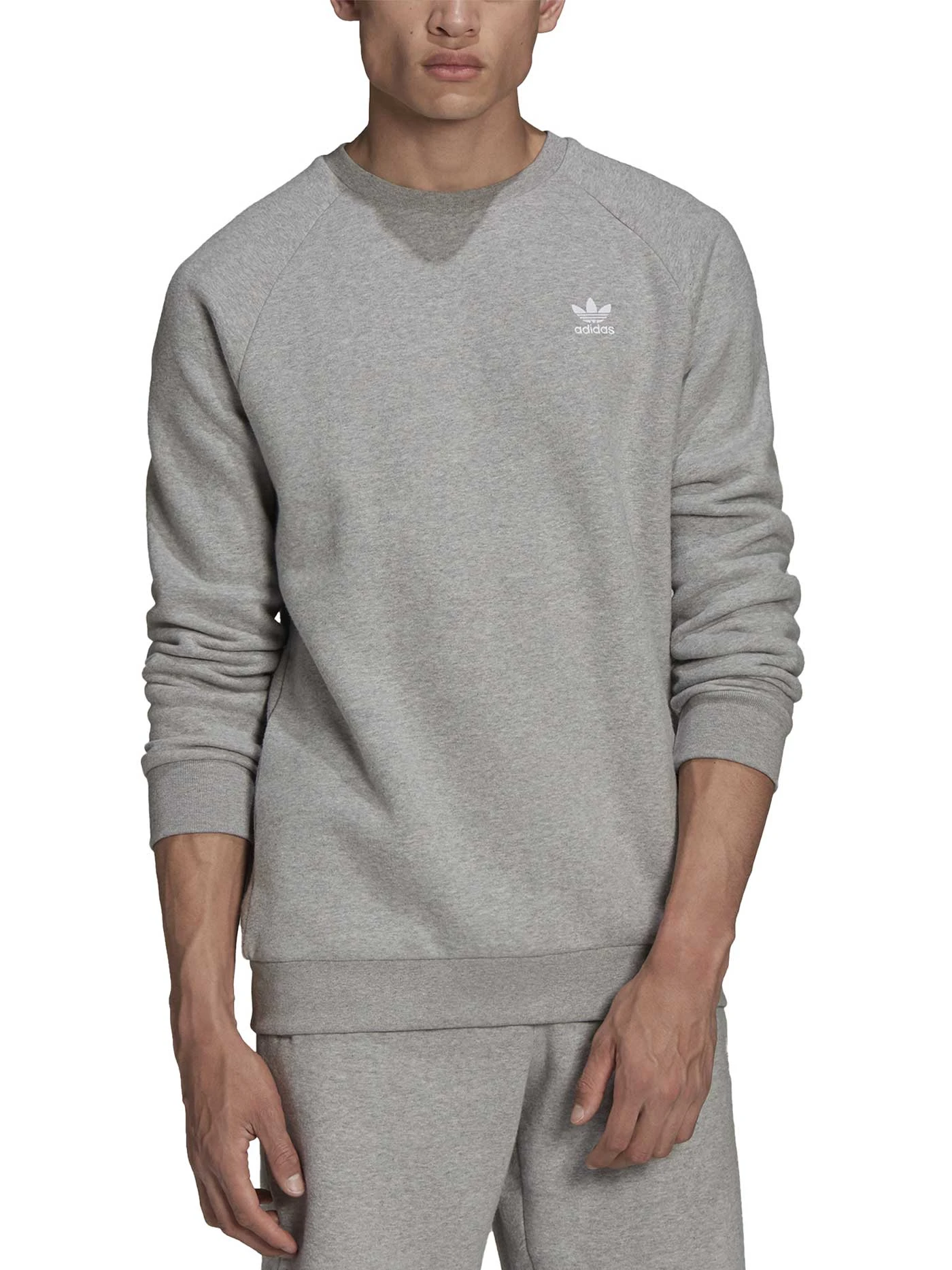 Adicolor Essentials Trefoil Crewneck Sweatshirt(Adidas Adicolor Essentials Trefoil Crewneck Sweatshirt Medium Grey Heather Co) 1 Adicolor Essentials Trefoil Crewneck Sweatshirt(Adidas Adicolor Essentials Trefoil Crewneck Sweatshirt Medium Grey Heather Co)