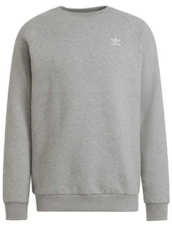Adicolor Essentials Trefoil Crewneck Sweatshirt(Adidas Adicolor Essentials Trefoil Crewneck Sweatshirt Medium Grey Heather Co) 9 Adicolor Essentials Trefoil Crewneck Sweatshirt(Adidas Adicolor Essentials Trefoil Crewneck Sweatshirt Medium Grey Heather Co) -ThinkEmpire Shop H34642 APP photo front center white f174fa8e 1a69 4951 bef1 2c459fa262c0