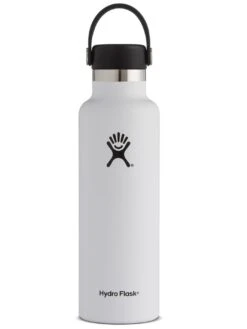 21oz Standard Mouth With Flex Cap White Bottle(Hydro Flask Standard Mouth With Flex Cap 21oz White Accessoires Co)