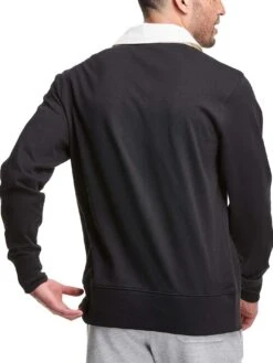 Rugby Kanga Pocket Long Sleeve Polo(Champion Rugby Kanga Pocket Long Sleeve Polo Co) -ThinkEmpire Shop HNS S59342550777 Black Back f4c37cb1 6129 4d8d 8231 7dc7163f5a12